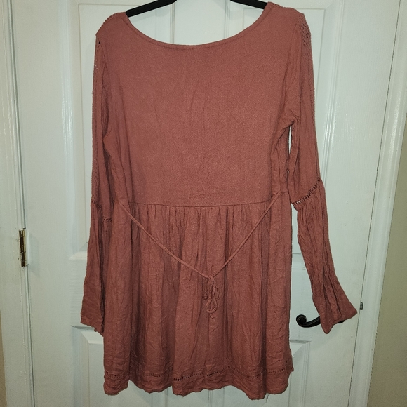 Boho Longsleeve Mini Dress - Picture 5 of 7